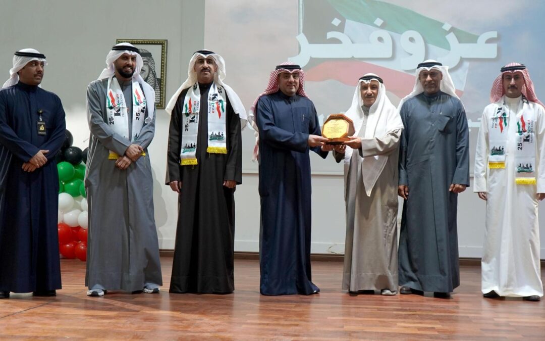 الجمعية الكويتية الخيرية لرعاية وتأهيل المسنين  تشارك إدارة رعاية المسنين الاحتفال بالأعياد الوطنية تحت شعار (عز وفخر)